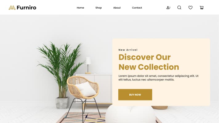 Furniture Ecommerce Website